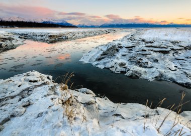 Campbell Creek Haliç kışın