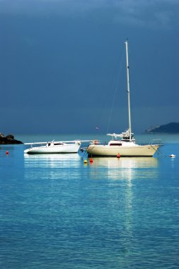 Gemi fırtınalı, yatay