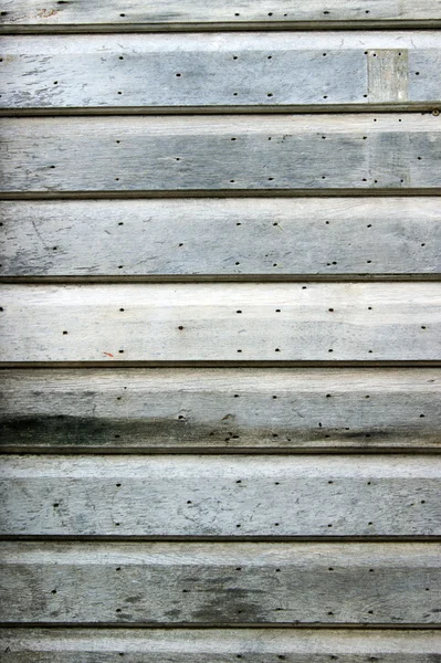 Jednoduché dřevěné dveře — Stock fotografie