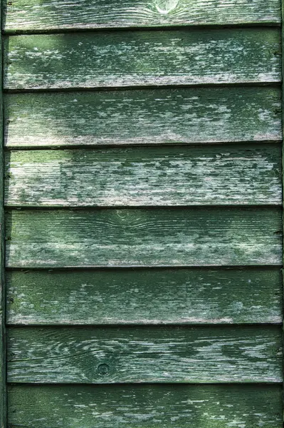 Ošuntělý zelené dveře — Stock fotografie