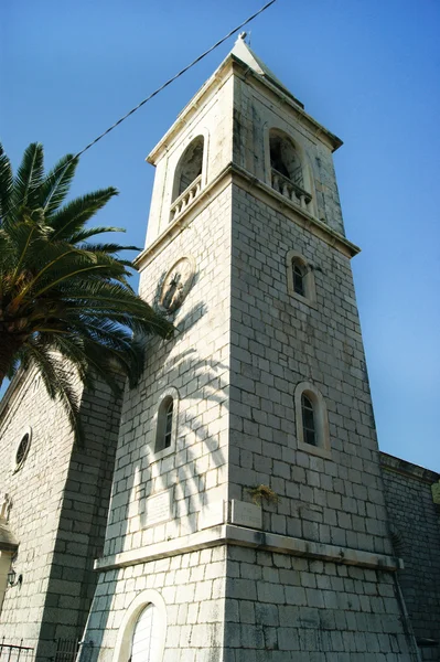 Glockenturm in donja lastva — Stockfoto