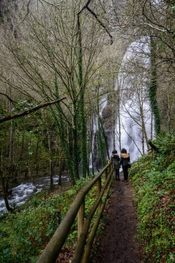 Vilagocende şelale kış