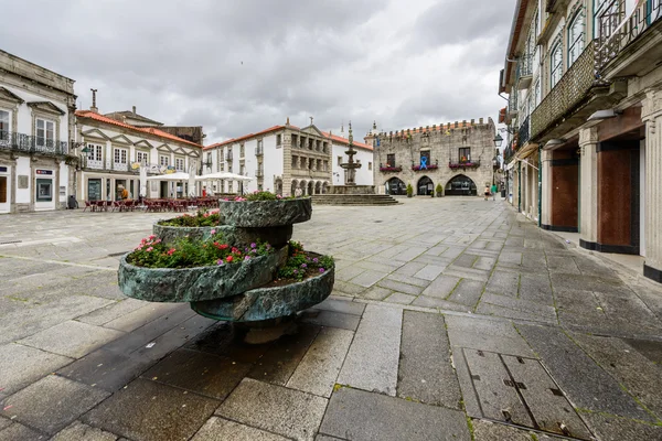 Old Square in Viana do Castelo town — Stock Photo, Image