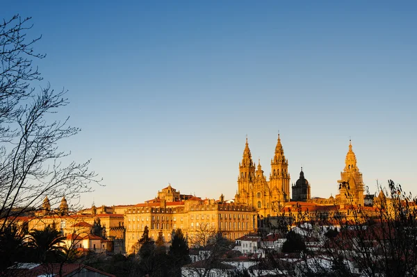 Katedrála Santiago de Compostela, Španělsko — Stock fotografie