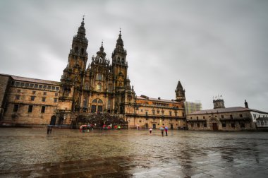 Cathedral of Santiago de Compostela, Spain clipart