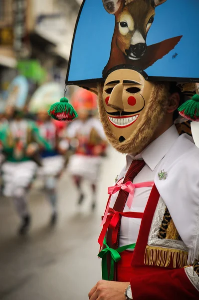 Účastník Carnival Verin, Španělsko — Stock fotografie