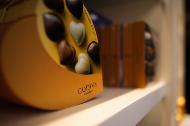 Godiva Belçika tatlılar kutusu