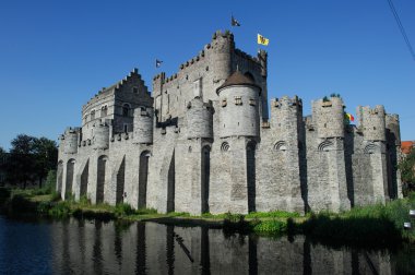 Ghent, Belçika Ortaçağ Kalesi