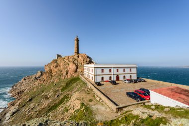 Lighthouse Of Cabo Vilan, Galicia, Spain clipart