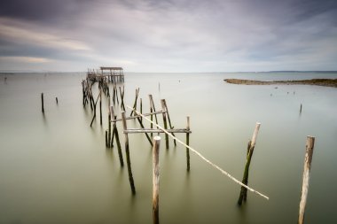 Carrasqueira eski ahşap iskele