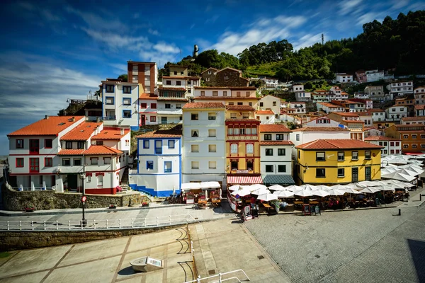 Cudillero město ve Španělsku — Stock fotografie