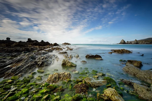 Pobřeží Atlantského oceánu v severozápadním Španělsku — Stock fotografie