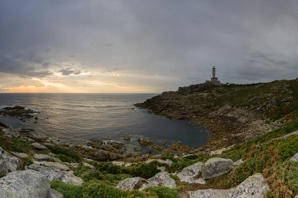 Φάρος της Punta Nariga στην Ισπανία — Φωτογραφία Αρχείου