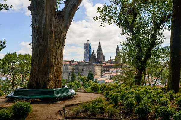 Santiago de Compostela town and cathedral — Stock Photo, Image