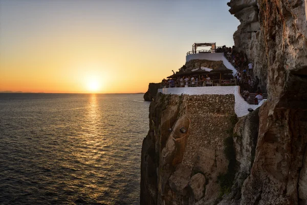 Barlang d'en Xoroi a sziget Menorca, Spanyolország — Stock Fotó