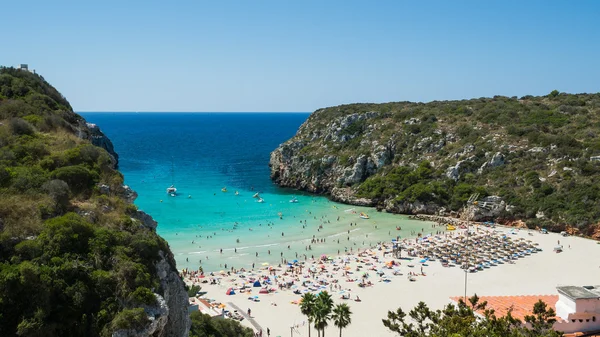 Cala en Porter strandjától, Spanyolország — Stock Fotó