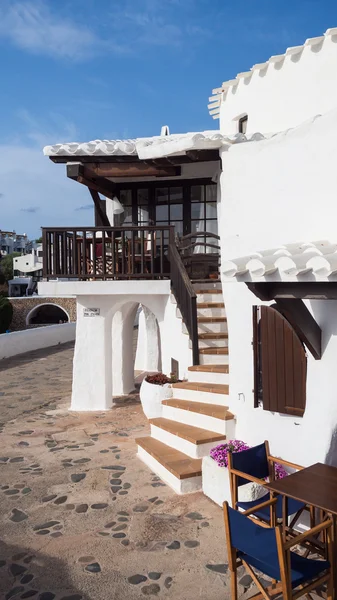 Casa bianca sull'isola di Menorca, Spagna — Foto Stock