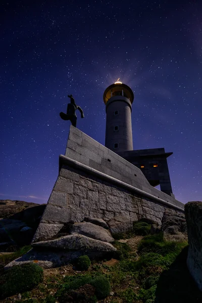 Punta Nariga lighthouse in Spain — Stock Photo, Image