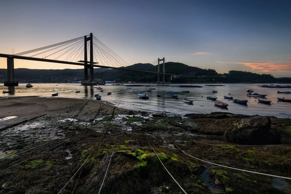 Rande bridge i Galicien, Spanien — Stockfoto