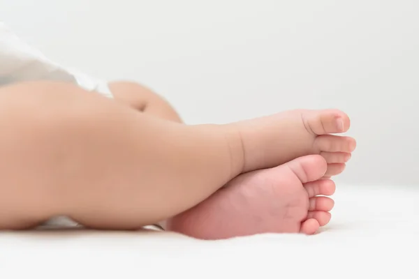 Newborn babe feet — Stock Photo, Image