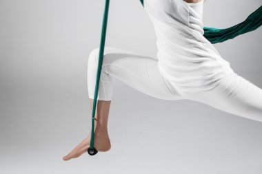 Anti yerçekimi Yoga - stok görüntü yakından