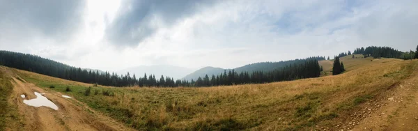 Carpathian mountains panorama — Stock Photo, Image