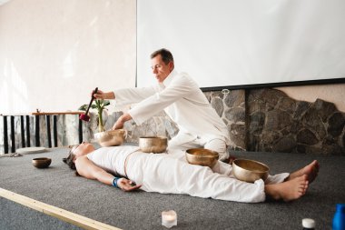Avatar Yoga Festivali'nde Tibet şarkı kaseleri ile Ses meditasyon