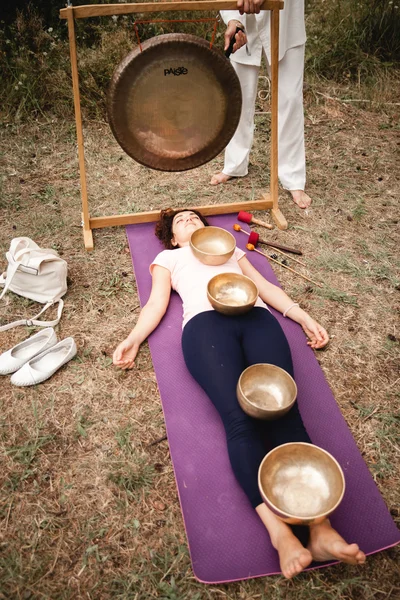 Avatar Yoga Festivali'nde Tibet şarkı kaseleri ile Ses meditasyon