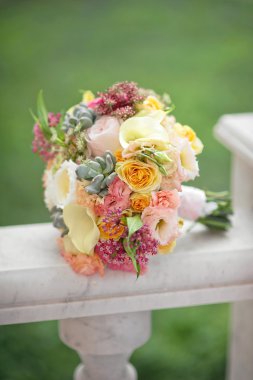 Güzel düğün buketi