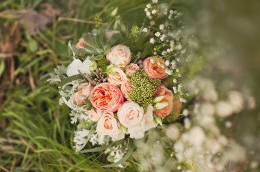 Güzel düğün buketi