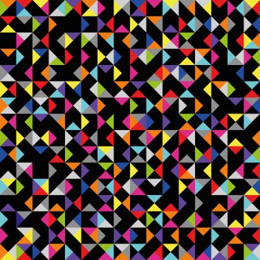 arka planı renkli üçgen