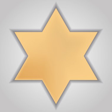 Altın altıgen yıldız