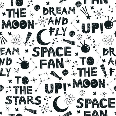 Boşluk hakkında harf içeren kusursuz desen