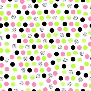 Polka dot seamless modeli
