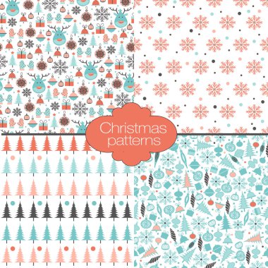 Bir dizi kusursuz Noel şablonu