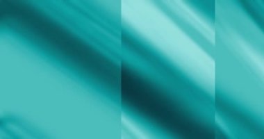 Dalgalanan yeşil-mavi çizgilerin bilgisayar tarafından oluşturulan animasyonu 