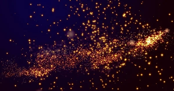 Siyah ve lacivert Çin Yeni Yıl dokusunda altın konfeti bokeh ışıkları.