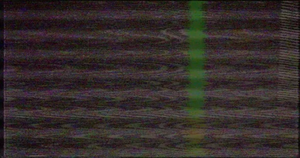 Vhs Écran Bug Numérique Bruit Mode Rembobinage Bande Vidéo Noir — Photo