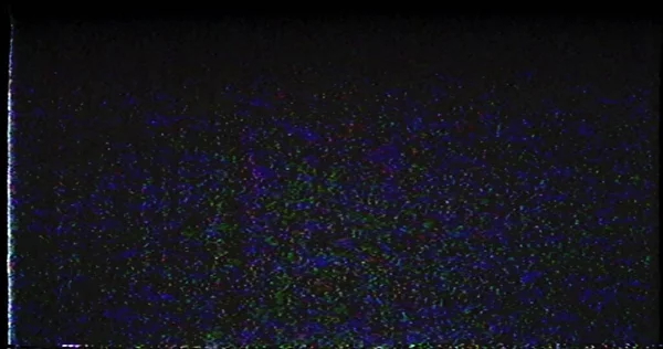 Vhs Écran Bug Numérique Bruit Mode Défaut Suivi Sur Bande Photo De Stock