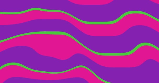 动画色彩丰富的抽象背景紫色和粉色 — 图库视频影像
