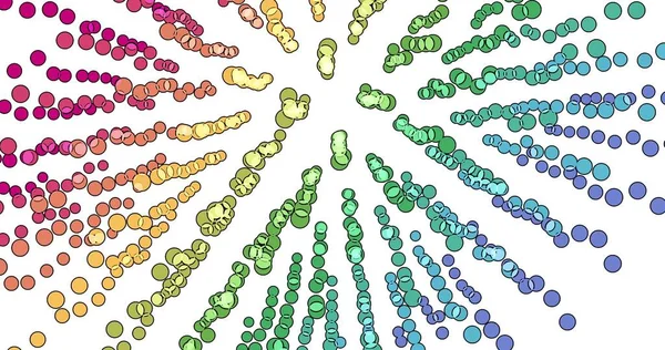 Όμορφη Φυσαλίδα Σωματιδίων Κύκλο Φόντο Κύκλος Αφηρημένα Σωματίδια Σφουγγάρι Σύγχρονη — Φωτογραφία Αρχείου