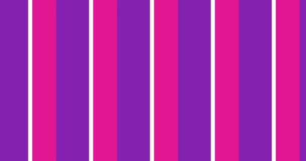 动画色彩丰富的抽象背景紫色和粉色 — 图库视频影像