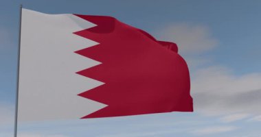 Bahreyn vatanseverliği ulusal özgürlük, kusursuz döngü, alfa kanalı