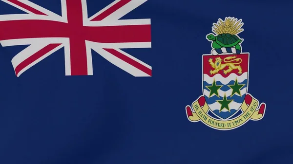 Flagga Caymanöarna Patriotism Nationell Frihet Hög Kvalitet Bild Rendering — Stockfoto