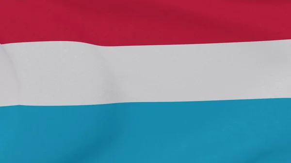 Flag Luxembourg Patriotism National Freedom High Quality Image Rendering — Stock Photo, Image