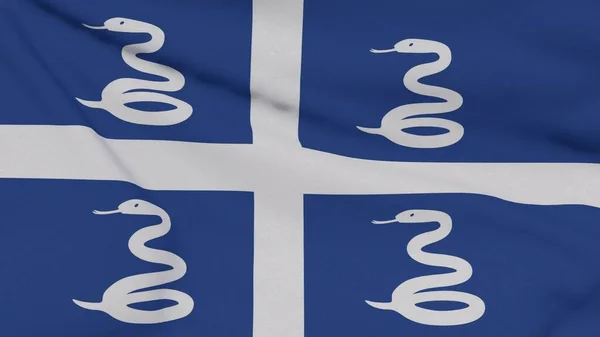 Σημαία Μαρτινίκα Πατριωτισμός Εθνική Ελευθερία Υψηλής Ποιότητας Εικόνα Απόδοση — Φωτογραφία Αρχείου