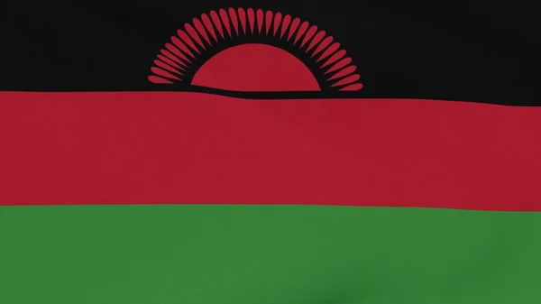 Flagga Malawi Patriotism Nationell Frihet Hög Kvalitet Bild Rendering — Stockfoto