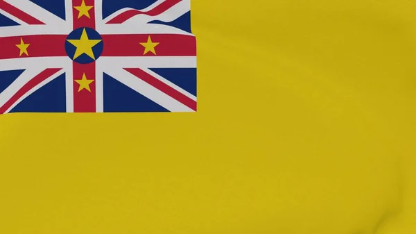 Vlag Niue Patriottisme Nationale Vrijheid Hoge Kwaliteit Beeld Weergave — Stockfoto