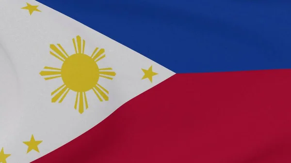 flag Philippines patriotism national freedom. High quality 3d image , 3D rendering