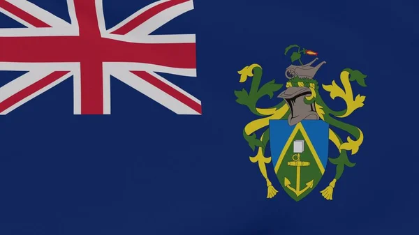 Bandera Islas Pitcairn Patriotismo Libertad Nacional Imagen Alta Calidad Renderizado —  Fotos de Stock